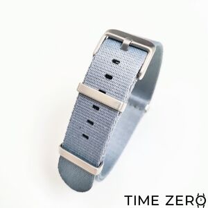 New Grey Jacquard Nylon NATO Watch Strap (The Echelon Collection)
